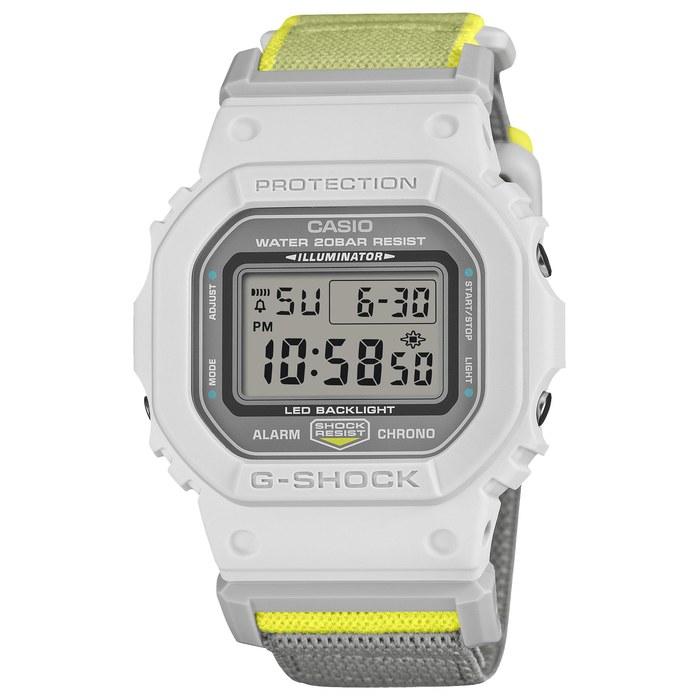 [Casio] G-Shock DW-5600MNC-7A8JF Men s Watch, Gray/Neon Yellow