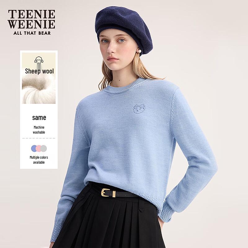 Teenie Weenie Women's Bear Graphic Knit Sweater