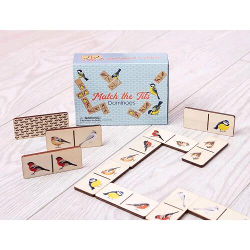 Autocolante ecologice Dominouri din lemn (Potriviți sânii)