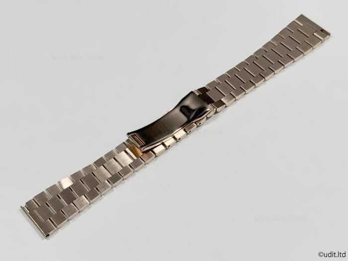 [USED] 20mm lug width Rolex compatible President bracelet watch strap rose