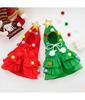Frohe Weihnachten Haustierkleidung Hundeumhang Haustierumhang und Schal Welpen Cosplay Weihnachtsmann Baum Kostüm Frohes Fest Mantel Zubehör Großhandel