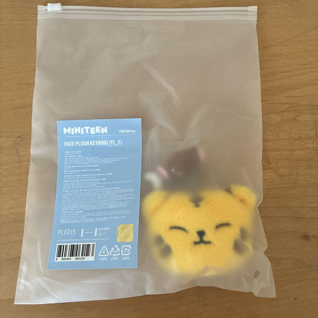 

[USED] MINITEEN Hoshi Tamtam Face Plush Key Ring