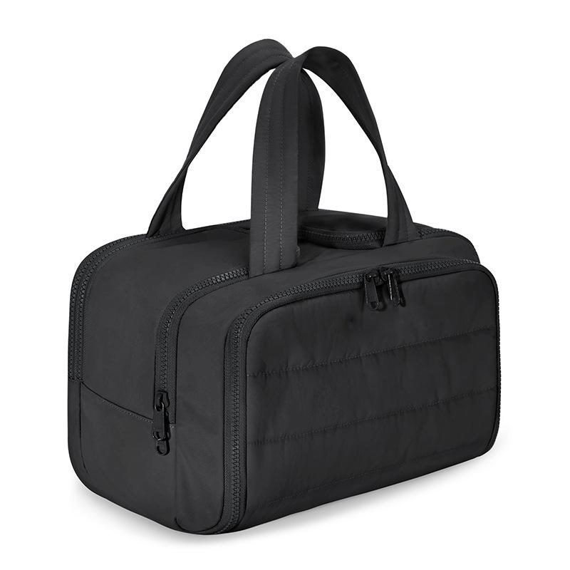 Multi-functional Lightweight Travel Makeup Bag with Large Capacity and Multi-layer Compartments