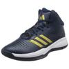 Adidas Cross Em 4 Fashion Non-Slip Durable Mid-Top Basketball Shoes Men Sneakers Blue B27704