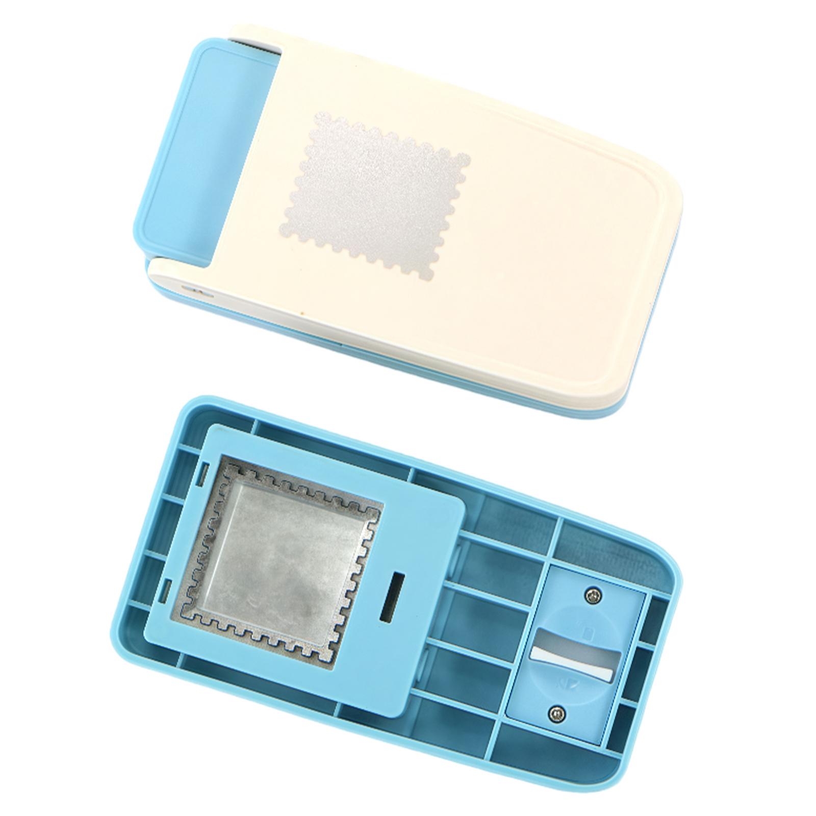 

Rectangle Postage Stamp Craft Punch Lever Action Paper Punch Tool for Paper Crafting Scrapbooking Card Making DIY Craft Embosser