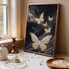 DIY Diamond Art Pearl Painting Kit for Adults, Dancing Butterflies Shaped Pearl Art Painting Wall for Home Office Decor Handmade Gift