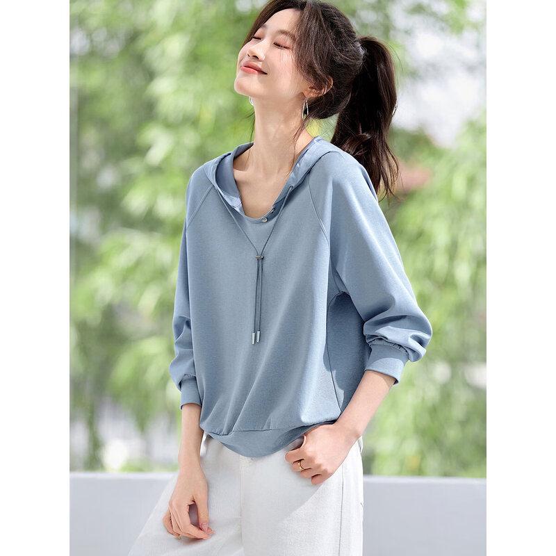 Women s Raglan Sleeve Hooded Sweatshirt S