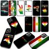 Phone Cover for Samsung Galaxy A55 A54 A25 A36 A17 A26 A35 A33 A34 A14 A37 S8 S9 S20 S21 FE S10 Plus Case Kurdistan Flag Casing