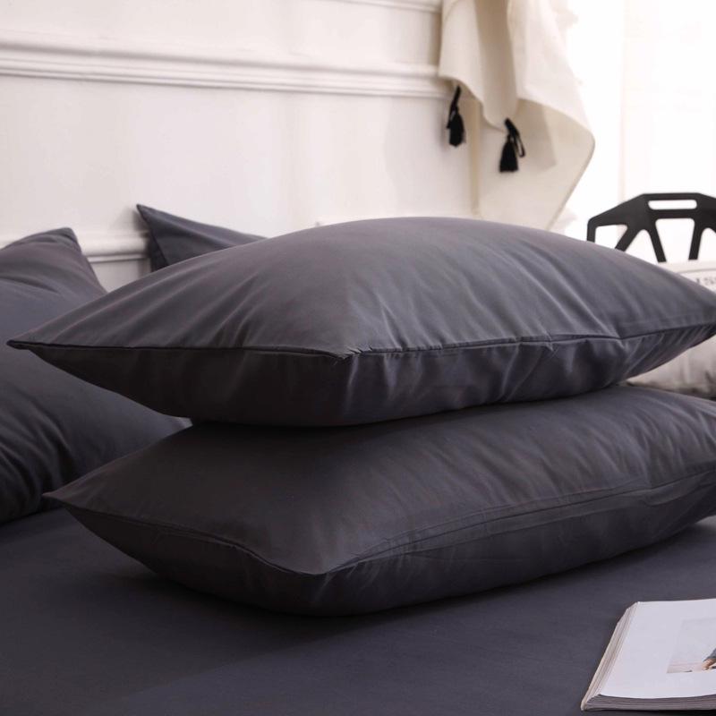 Nordic Simple Solid Color Pillowcase Set - 47x74cm (Pair)