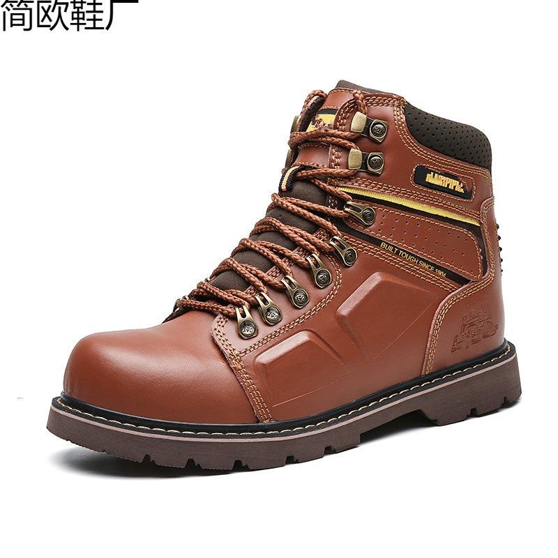 Classic men's shoes men's and women's Carter tooling shoes labor insurance shoes big head tooling boots winter Martin boots cowhide