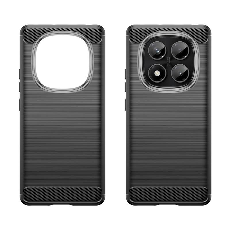 Gebürstete Handyhülle für Xiaomi Redmi Note 14 Pro 4G Celulares für Redmi Note 14 4G Stoßfeste Weiche Funda für Back Cover
