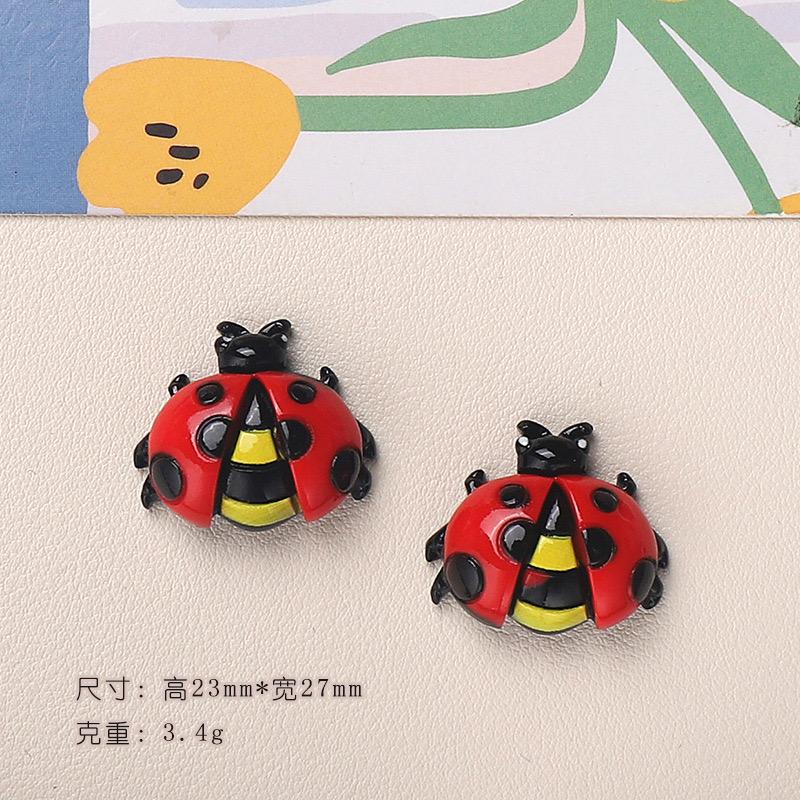 10 Stück Cartoon Harz Niedliche Bienen, Schmetterlinge, Schnecken, Libellen Serie Flache Unterseite Scrapbook DIY Schmuck Haarspangen Handyhülle