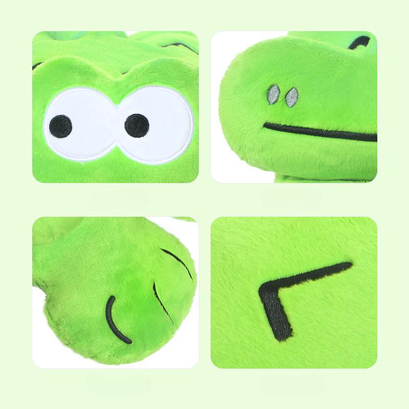 Pop Belly Crocodile Doll Pillow for Girls To Sleep with Plush Toys To Hold and Sleep with Legs Clamped Doll