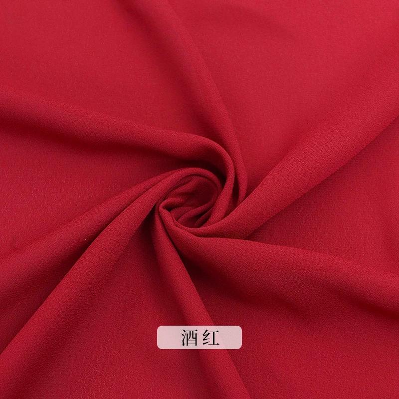 150x50cm/150x300cm Nicht Transparenter Chiffonstoff Für Sommerkleider, Kleiderfutter, Hosen, Handgefertigter DIY-Stoff TJ10408