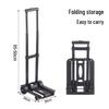 Upgraded Non-Slip Foldable Flat Cart: Extra-Thick, Portable, Retractable Household Pull Cart