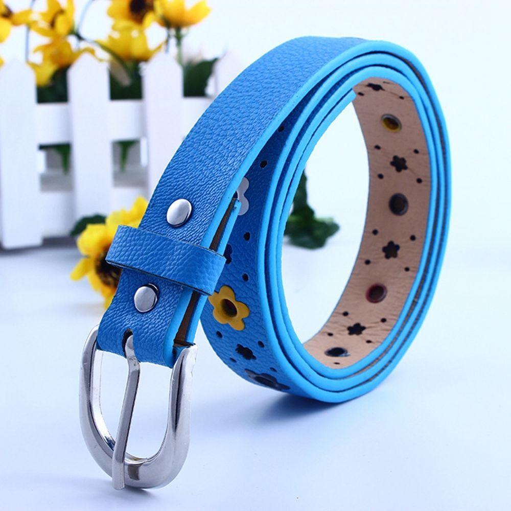 Boys Kids Unisex Hollow Butterfly Flowers Adjustable Belts Children Belt Waistband Waist Belt