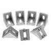 25pcs 4040 Aluminum L Shape Corner Bracket Right Angle Brace Fastener