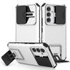 For Samsung Galaxy A36 5G Case Camera Slider PC+TPU Phone Cover with Kickstand