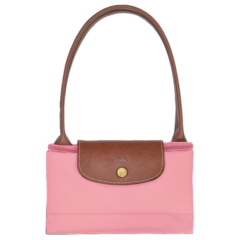 Longchamp Le Pliage Original Printed Logo Snap Closure Tote Bag Women Tote Cotton-Candy L2605089P92