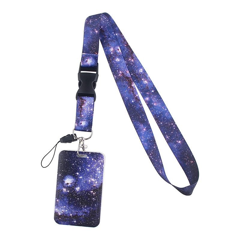 Yoga Sakura Credential Holder Little daisy Lanyard for Key Cute Neck Strap Card ID Badge Holder Key Chain Accessories Wholesale