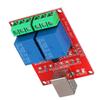 2 Channel 5V Computer USB Smart Switch Controller PC Relay Drive Module Expansion Board