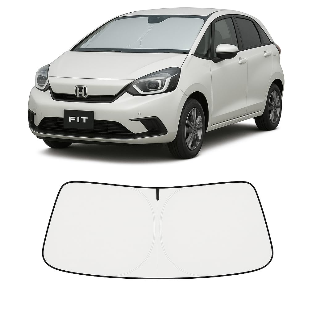 Proadsy Front Sun Shade for Honda Fit GR Series (2020.2 - Present) Foldable, 4