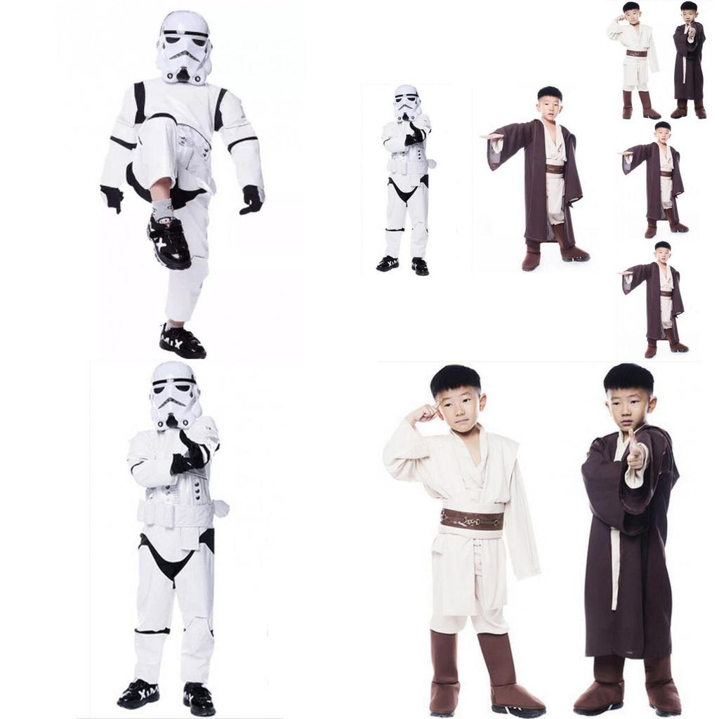 Star Wars Children Jedi Cosplay Cape Cloak Costume High Quality Polyester Fabric