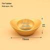 Golden Alloy Ingot Wealth-Attracting Ornament - Perfect for Housewarming and New Home