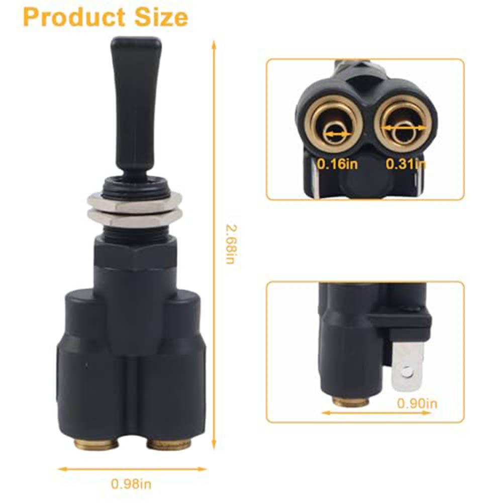 

Black Abs Suitable For Peterbilt Air For Toggle Switches Replacement Car Accessories OEM Number K295-362-1 032225 China Mainland