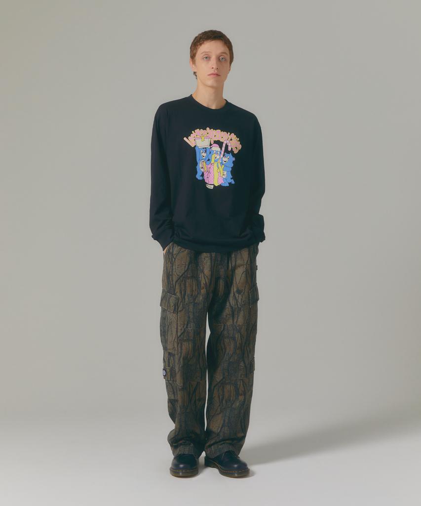 LMC Surprise Bear Long Slv Tee Lime