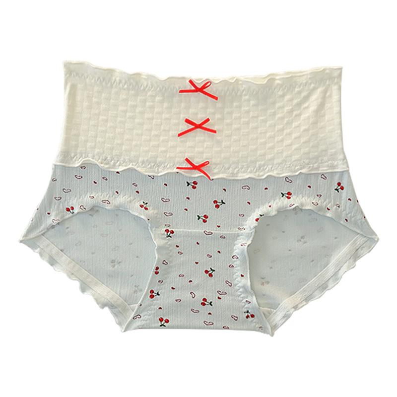 Lady Spring and Autumn Lovely Wind Cherry High Bounce Breathable Hip Bag Hip High Waist Underwear