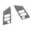 2Pcs For Lexus RX330 RX350 Carbon Fiber Steering Wheel Button Cover Trim Type A