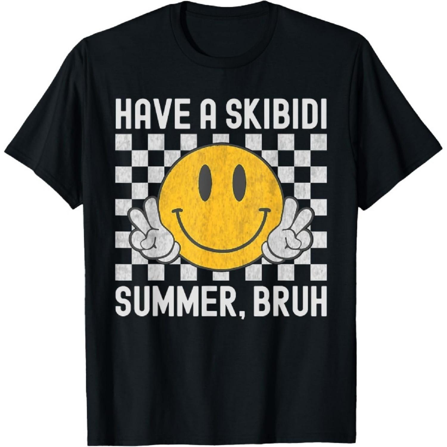 

Have A Skibidi Summer Bruh Teacher Last Day Of School Funny T-Shirt XXXXXL різнокольоровий