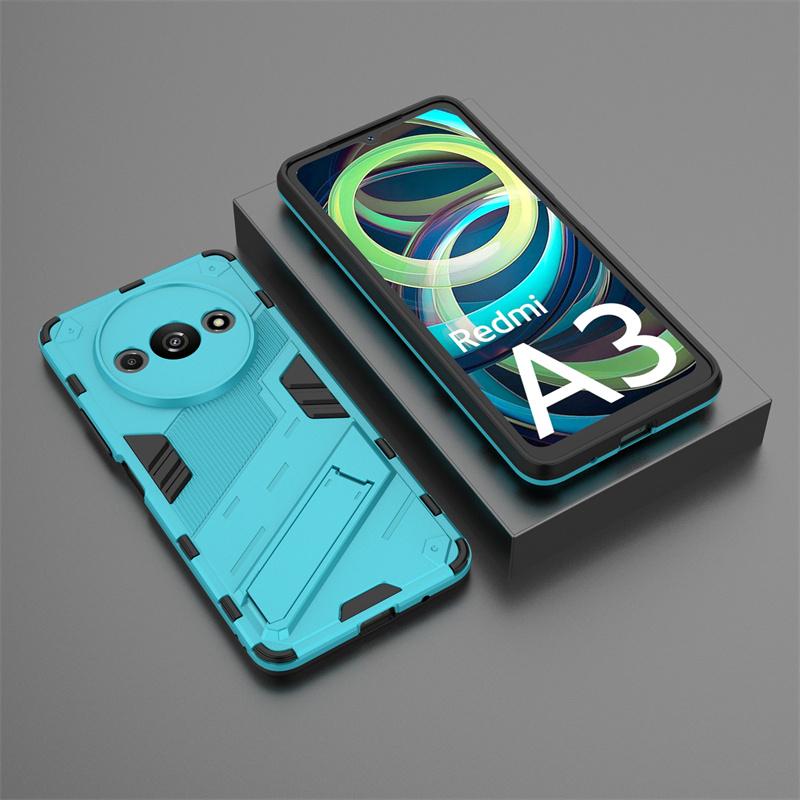 

Для Xiaomi Redmi A3 4G чехол магнитная подставка бронированная задняя крышка для Redmy Readmi Radmi Redme A3 RedmiA3 A 3 3A 4G чехлы для телефонов Fundas For Redmi A3 4G синий
