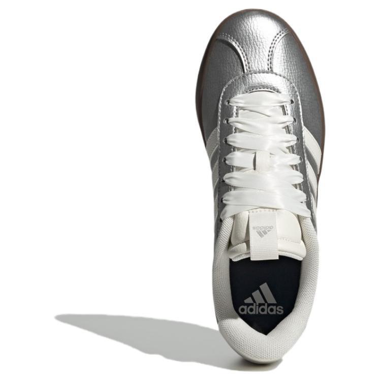 (WMNS) Adidas VL COURT 3.0 'Silver Metallic Off White Gum' Women's JQ7315