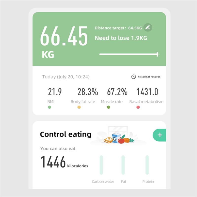 Intelligente Körperfettwaage, Badezimmerwaage, digitale Bodenwaage, BMI-Balancer-Verbindung, Telefon, Bluetooth-App, elektronische Körpergewichtswaage