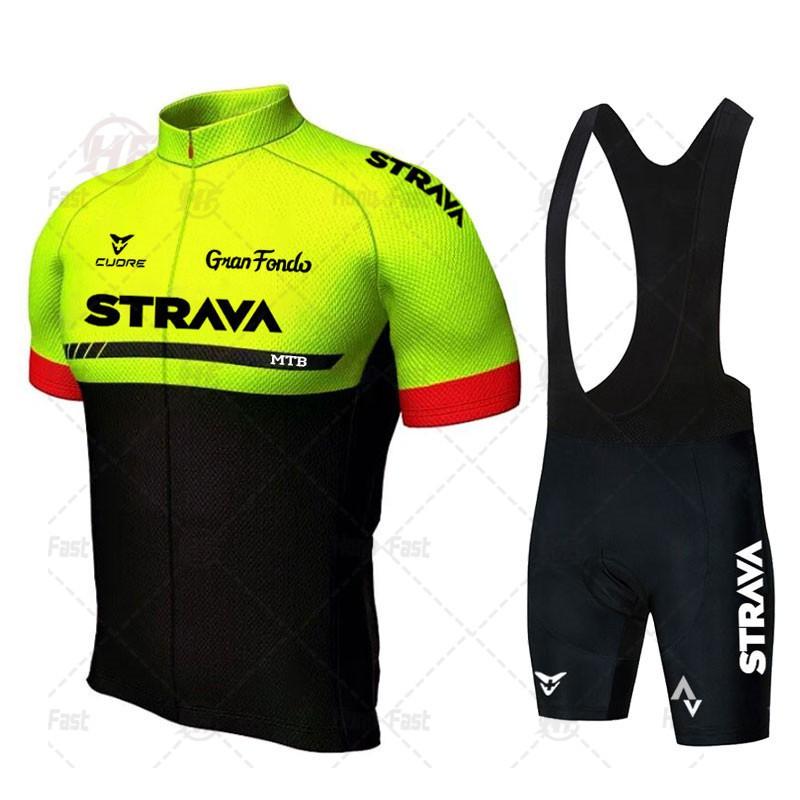 Men Women Cycling Jersey Short Sleeve Mountain Bike Apparel Set Breathable Performance Wear