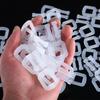 Transparent Plastic Packing Buckle 60x25 Mm Belt Buckle Packing Strap Buckle  Bundling Vegetables