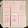 10.3*6cm Soulmate Love Message Oracle Deck 56 Heartfelt Romance Cards for Twin Flame Readings Elegant Pink Oracle Cards