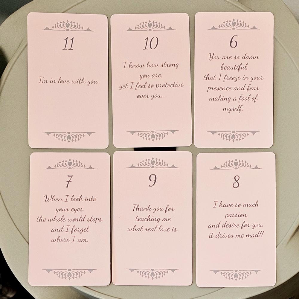 10.3*6cm Soulmate Love Message Oracle Deck 56 Heartfelt Romance Cards for Twin Flame Readings Elegant Pink Oracle Cards