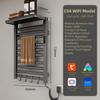 Household Intelligent Constant Temperature Drying Bathroom Towel Bar Touch Control Storage Rack Electric Towel Rack
