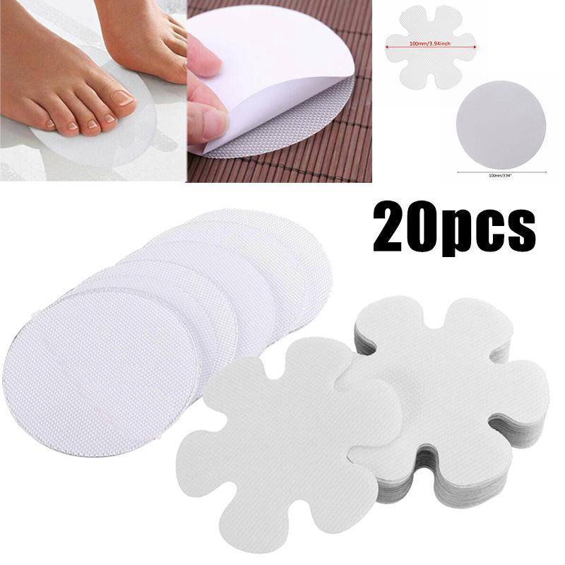 PDPO 20pcs 4inch Large Anti Slip Bath Stickers Non Slip Shower Discs