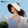 Beneunder Women's Blackout Wide-Brim Sun Visor Hat BM563