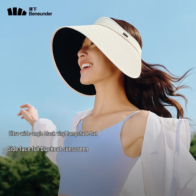 Beneunder Women's Blackout Wide-Brim Sun Visor Hat BM563
