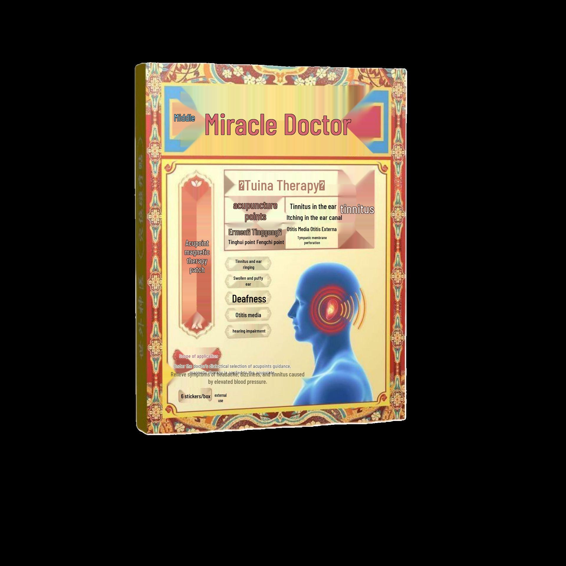 

Otherworldly Miracle Doctor Far-Infrared Stomach & Intestine Magnetic Therapy Patch for Tinnitus and Scarless Treatment See Packaging