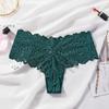 Women Middle Waist Lace Panties Boxer T-back Thongs Ladies G-String Underpants