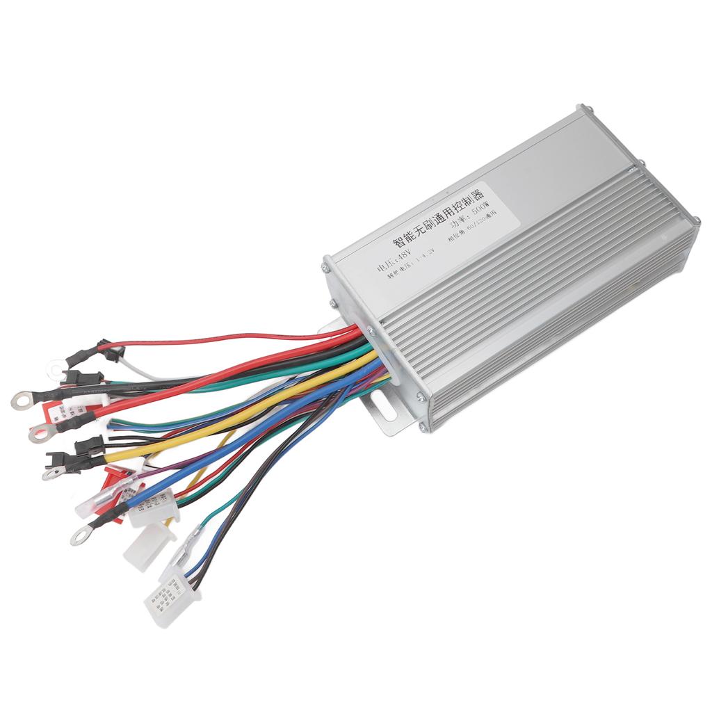 48V 500W Brushless Controller Speed Control Aluminum Alloy Brushless Motor Controller for Electric