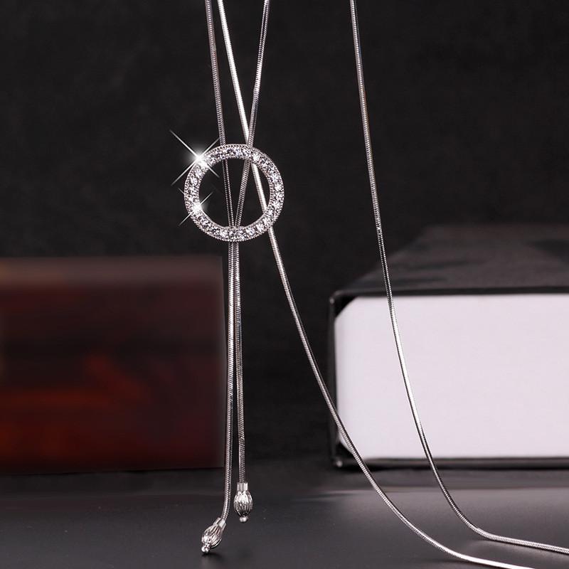 Beautifully Korean Crafted Geometric Necklace For Women Ideal For Fall And Winter