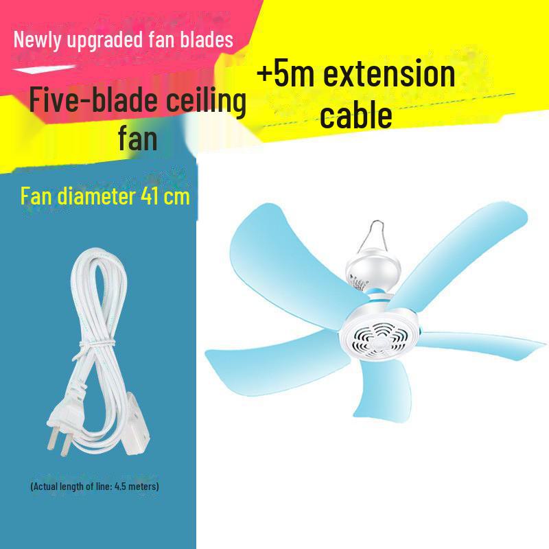 

Компактний стельовий вентилятор гуртожитку з дистанційним керуванням - тихий, потужний вітерець із москітною сіткою