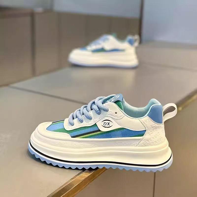 Men's Shoes Summer New Fashion Casual Board Shoes Men's Heightened Platform Trendy Shoes Comfortable and Breathable Casual Men's Shoes